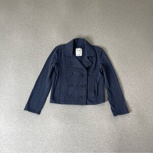 Aeropostale Women's Button-Down Casual Peacoat Jacket